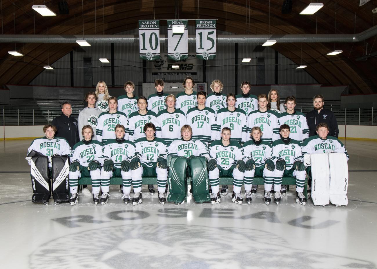 Roseau High School Hockey, Boys Teams MSHSL